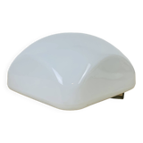 Vintage square opaline wall light
