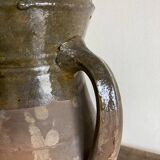 Vase jarre amphore XL en terre cuite vernissée