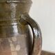 XL vase jar amphora in glazed terracotta