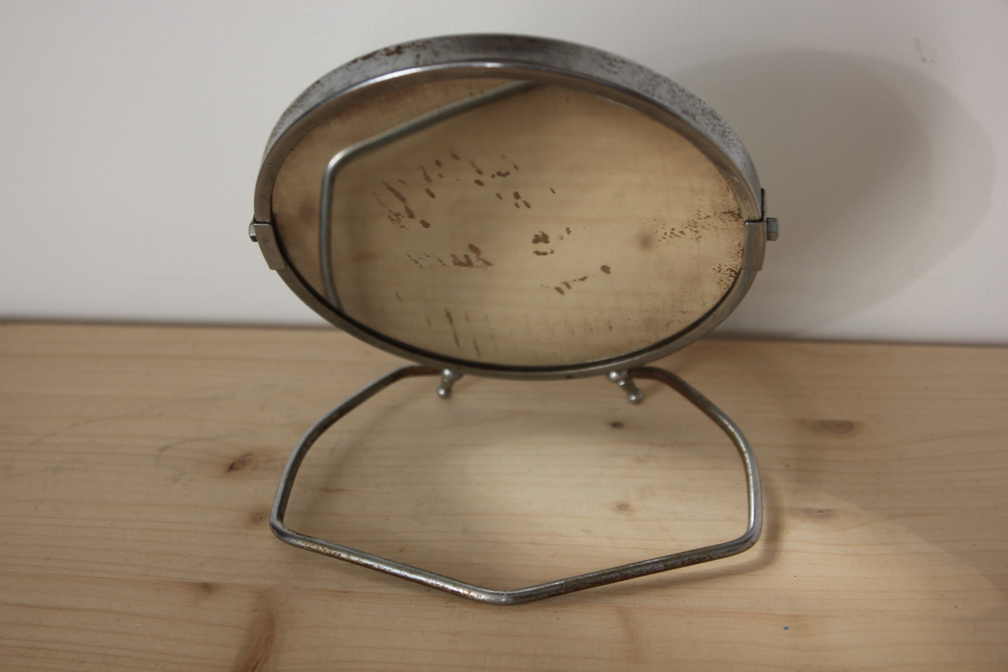 Round barber mirror 15x26cm