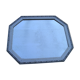 Miroir octogonal 52x43cm