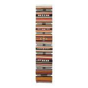 Vintage Turkish Oushak Handmade Wool Cotton White Kilim Runner Rug 60x295