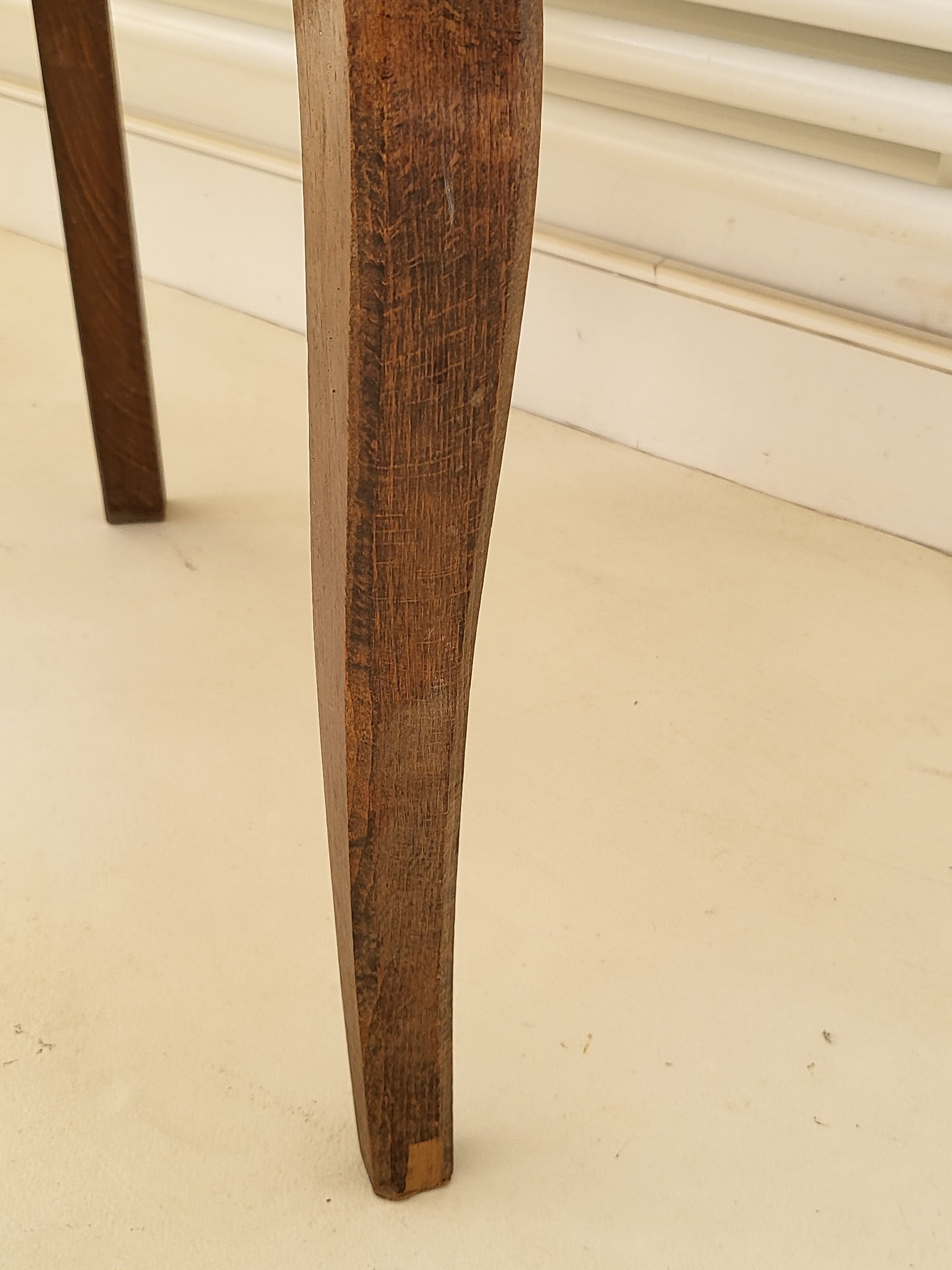 Pair of vintage leather armchairs