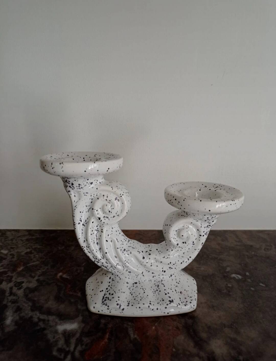 Speckled candle holder Alain Guillard