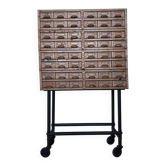 Industrial workshop cart with metal drawer cabinet S.N.O.R.