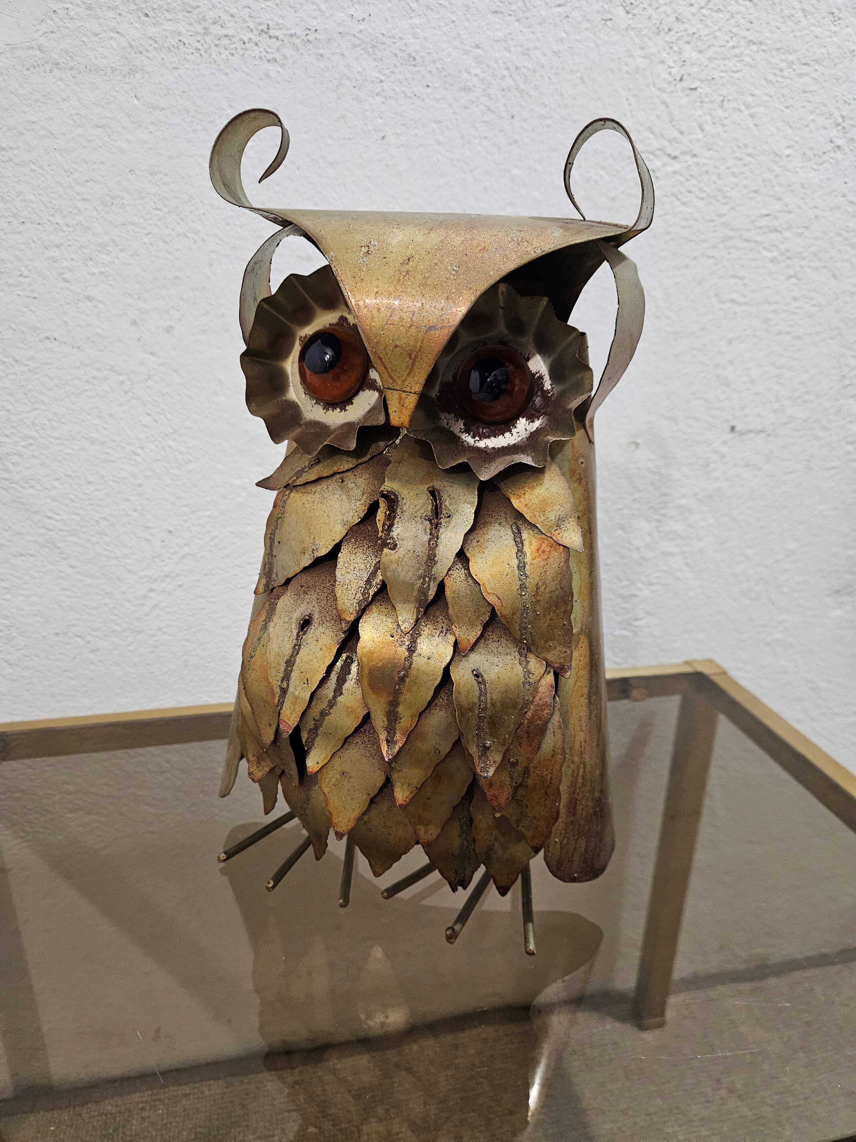 70's Owl Sculpture - 70's design owl