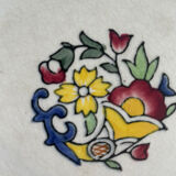 Series of 8 dessert plates Vieux Rouen