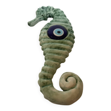 Ceramic seahorse