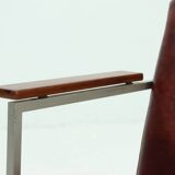Adjustable armchair in Dutch design leather 1960