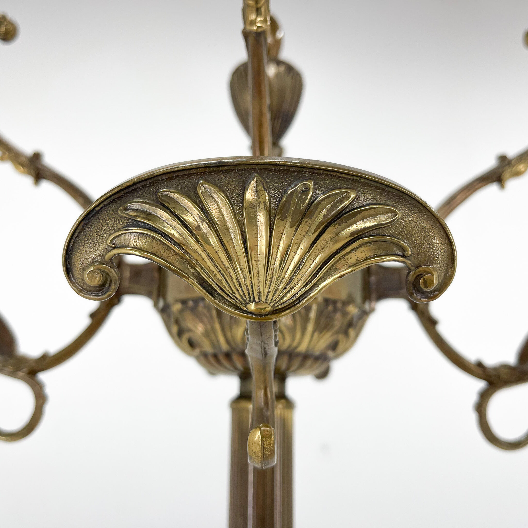 Mid-century Italian Ornate Brass Coat Hanger