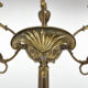 Mid-century Italian Ornate Brass Coat Hanger