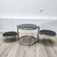 Leitmotiv 1970s rotating tray side table