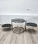Leitmotiv 1970s rotating tray side table