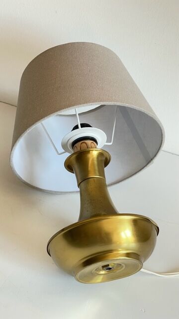 Lampe en laiton vintage