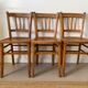 Lot de 3 chaises de bistrot anciennes