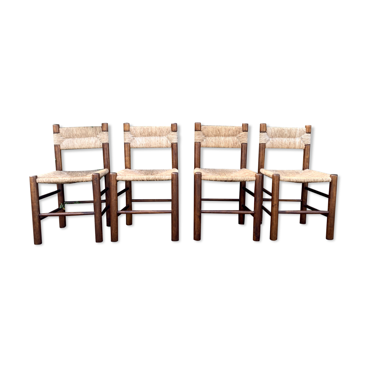 Series of 4 chairs model "Dordogne" published by Sentou