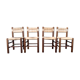 Series of 4 chairs model "Dordogne" published by Sentou