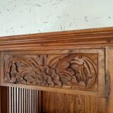 Exotic wood shelving unit from the 90s