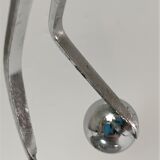 Sculptural metal paper press design 90s