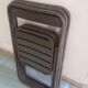 Lot of 3 folding chairs in vintage khaki military metal
