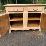Renovated 19th century solid oak sideboard 140cm