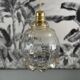 Vintage amber glass chandelier