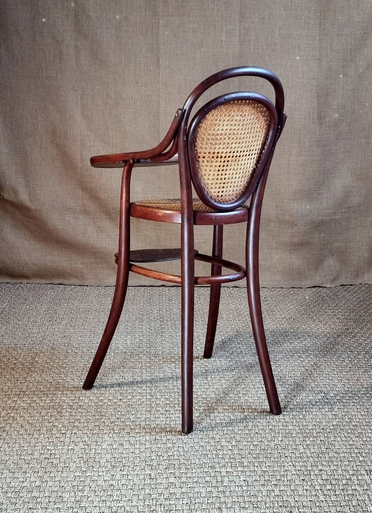 Thonet baby and child high chair, circa 1900-1910