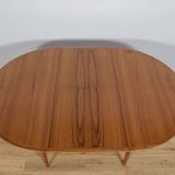Mid-Century Teak Danish Round Dining Table, 1970s