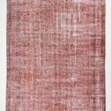 6x10 Vintage Red Floral Vintage Rug, 198x297Cm