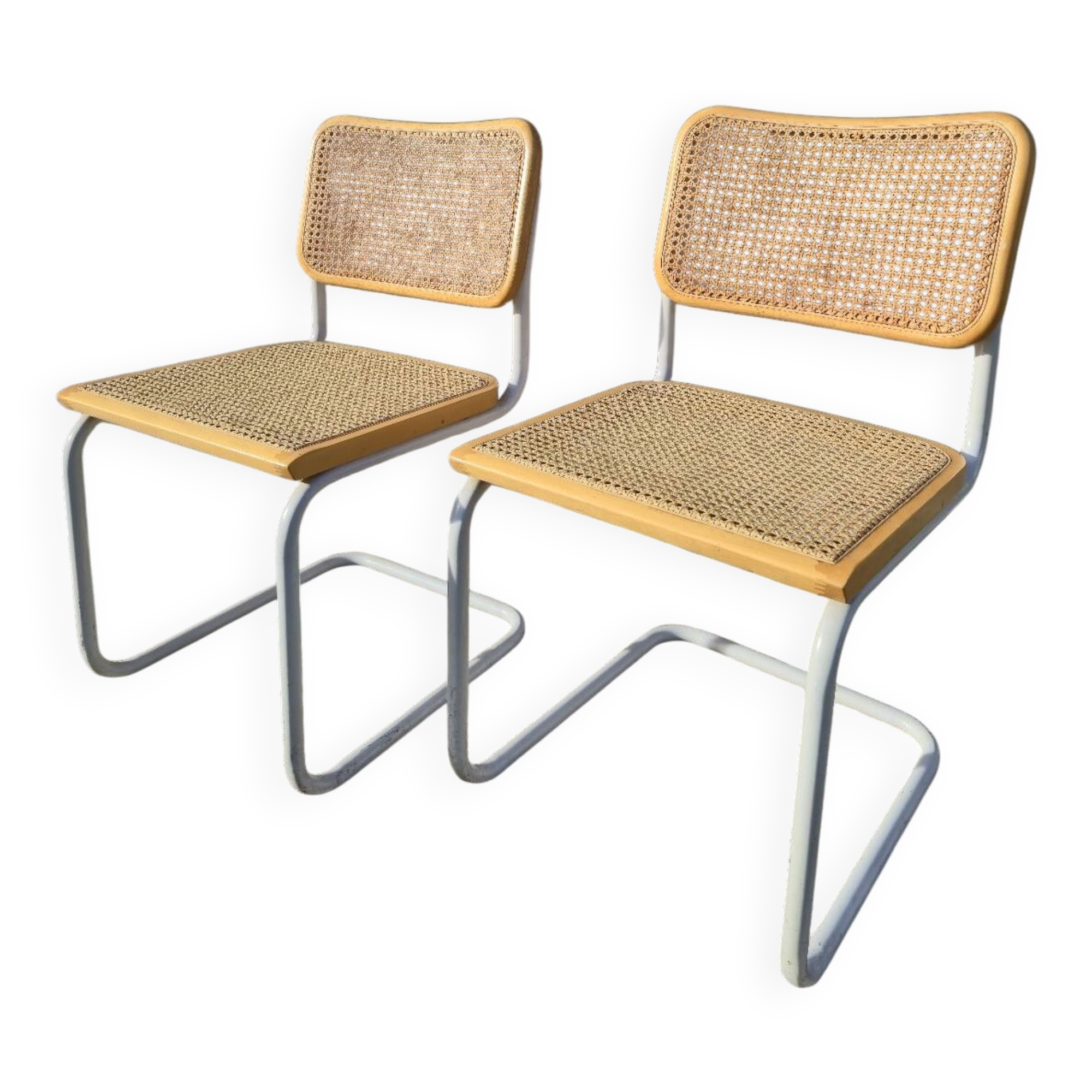 Paire de chaises Marcel Breuer modèle B32 vintage