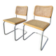 Paire de chaises Marcel Breuer modèle B32 vintage