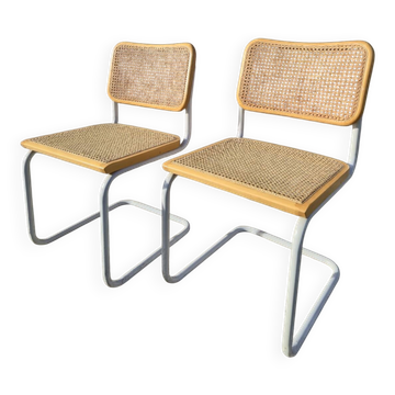Pair of vintage Marcel Breuer B32 chairs