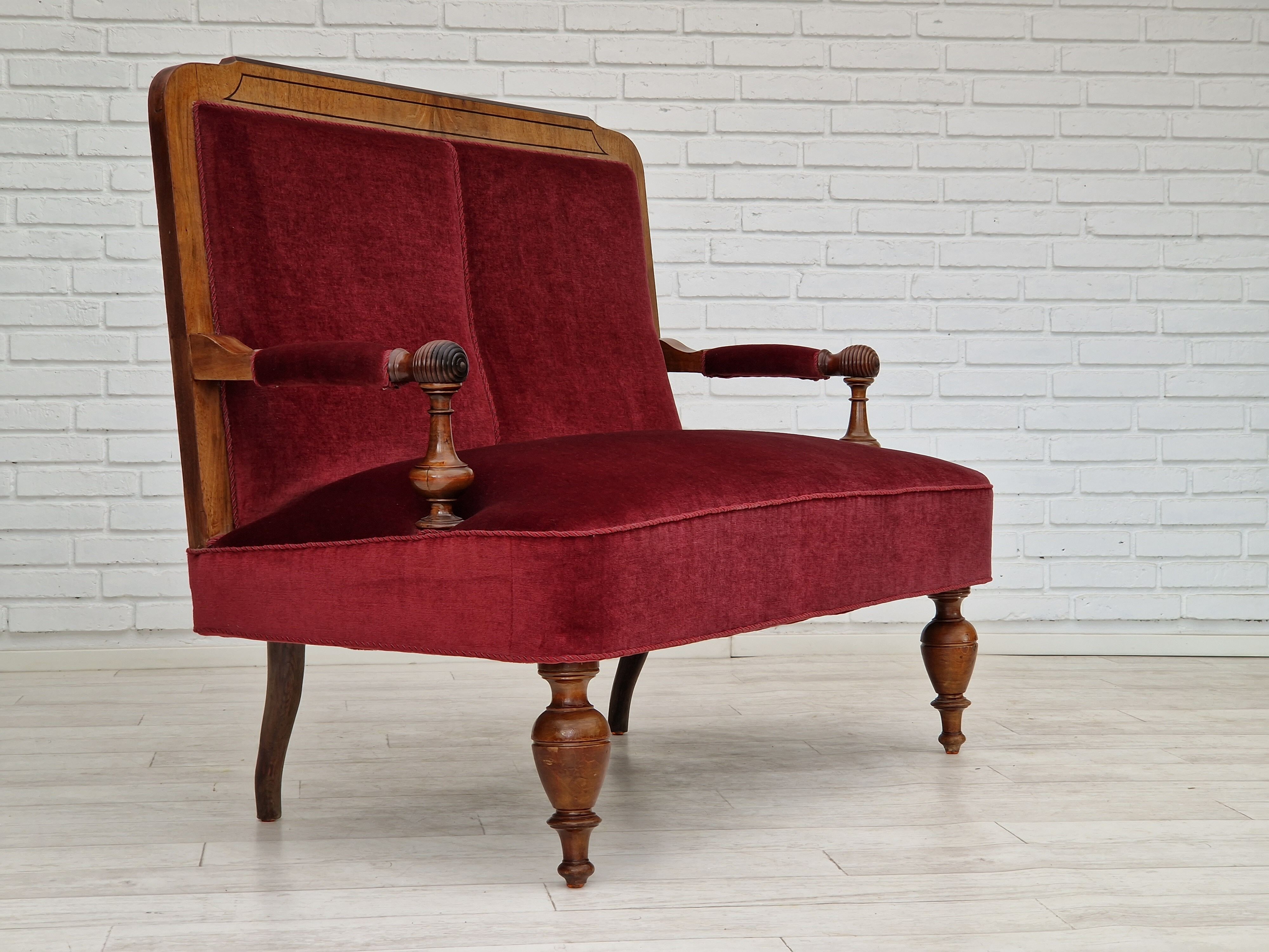 Canapé 2 places vintage danois