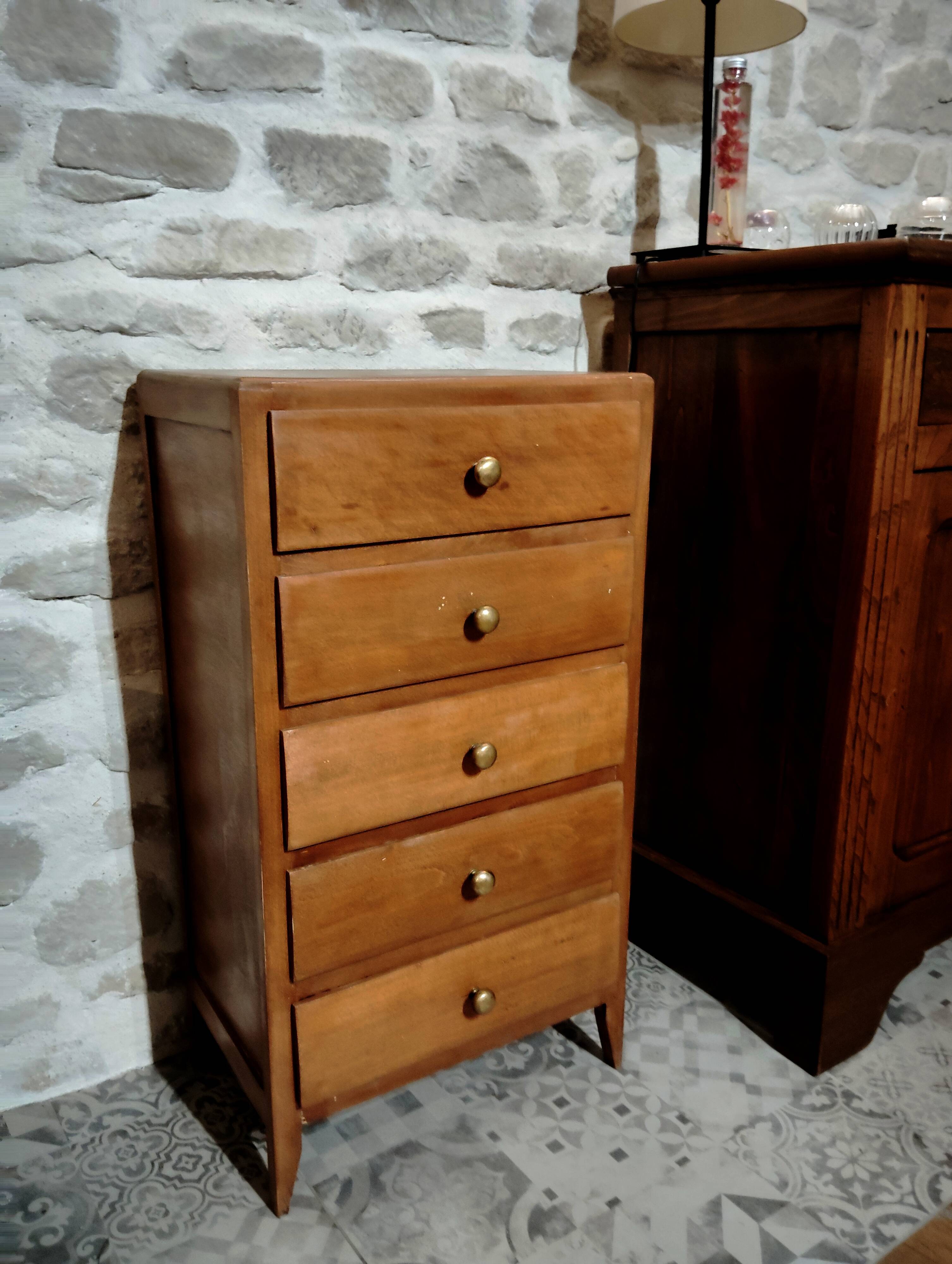 Commode - chiffonnier vintage 50's