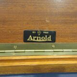 Foot rolling trunk marked arnold 1960