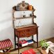 Carved 1900s wall or table shelf