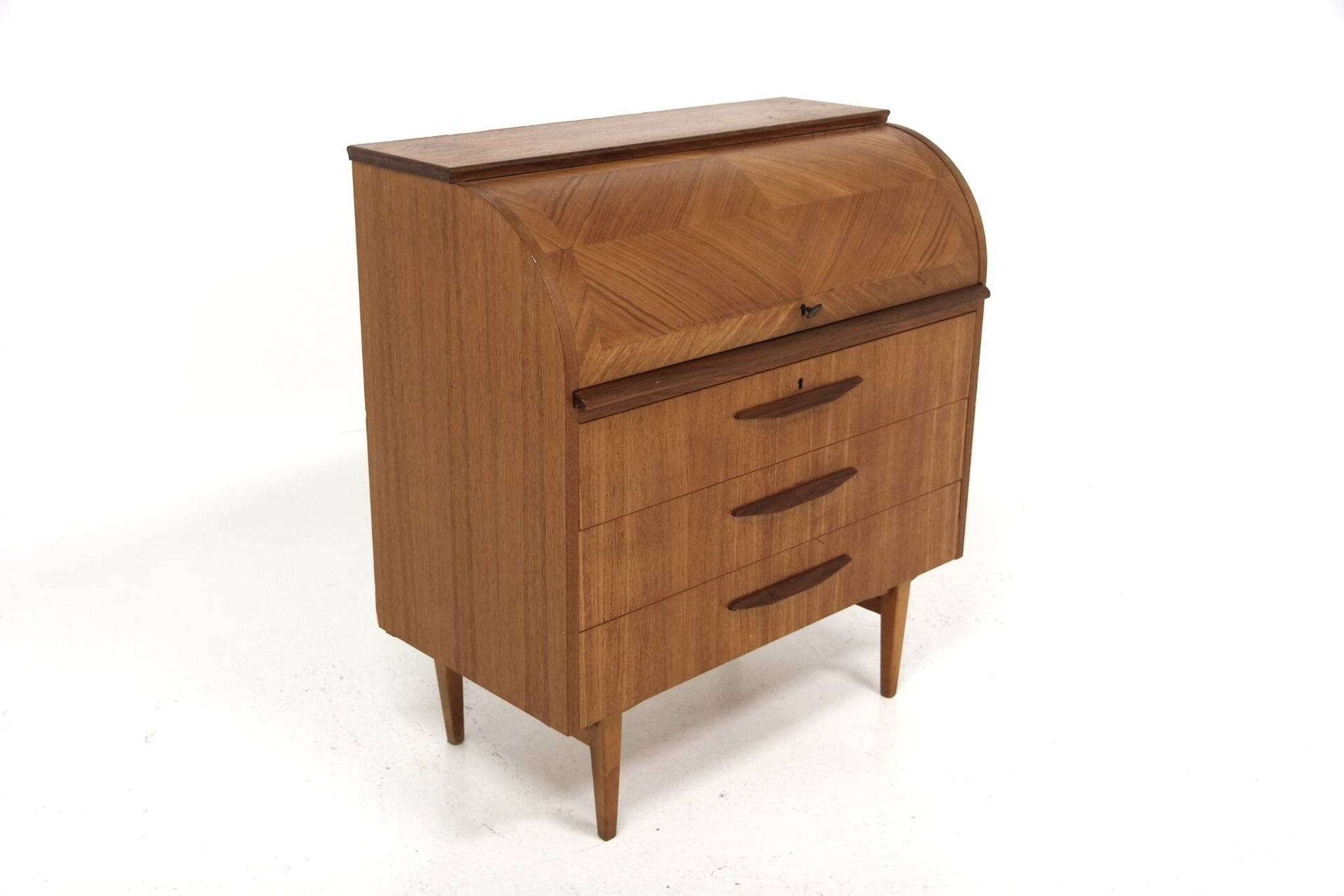 Scandinavian teak secretary, Bröderna Gustafssons, Sweden, 1950