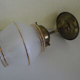 Suspension brass and opaline Netherlands 1960s-1970s