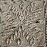 Old cotton needle bed cover