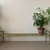 Antique metal bench