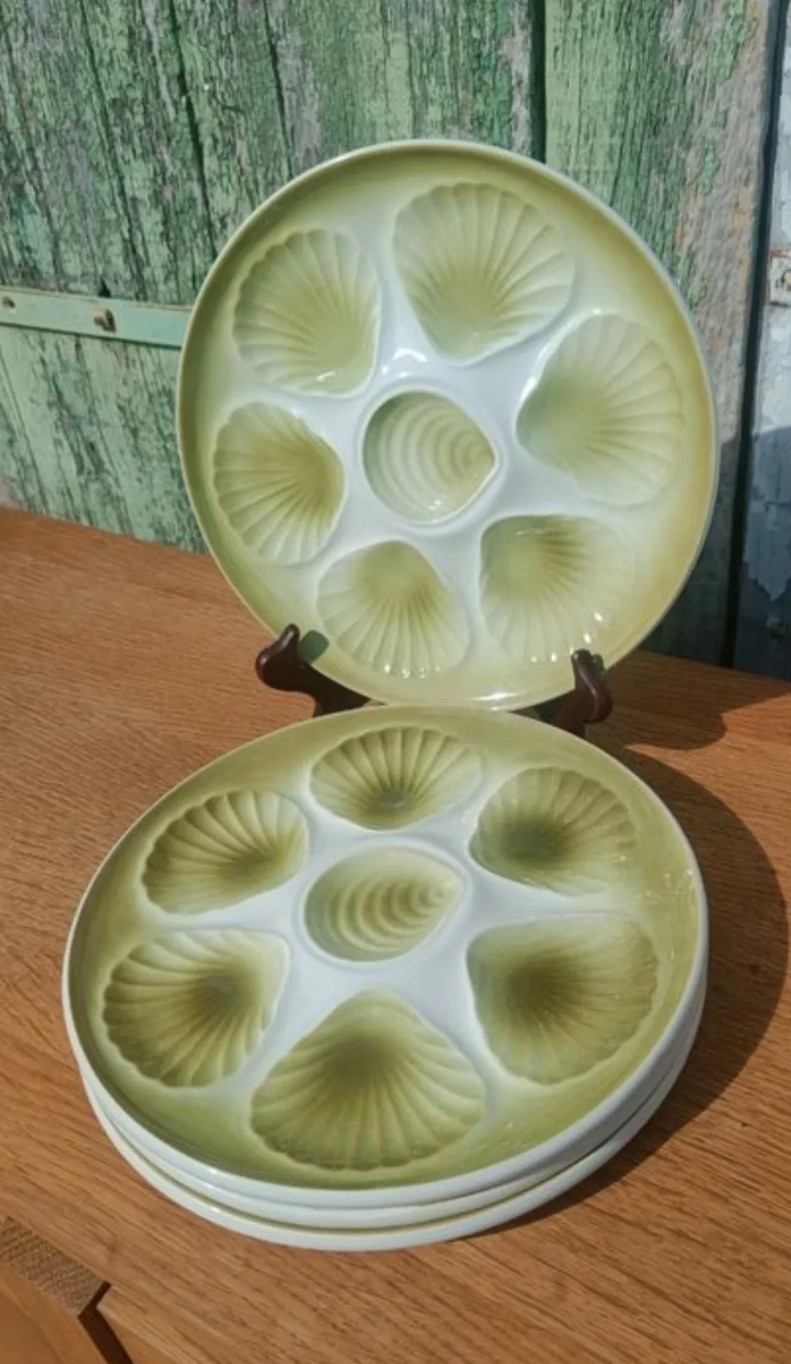 seafood plates in earthenware – Moulin des Loups Orchies