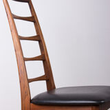Series of 6 Danish chairs in Rio Rosewood model Liz by Niels Kofoed for Koefoeds Hornslet.