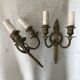 Paire d'appliques en bronze