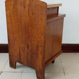 1950 oak bedside table