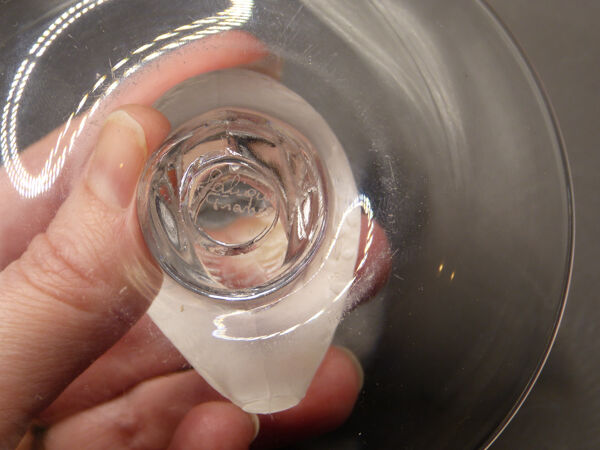 Baguier Perdrix en cristal Lalique