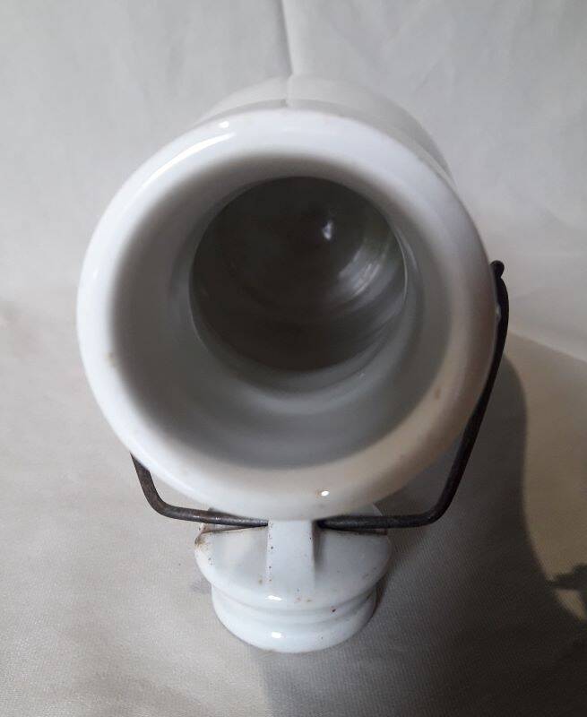 Advertising milk bottle