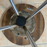 Six industrial bar stools