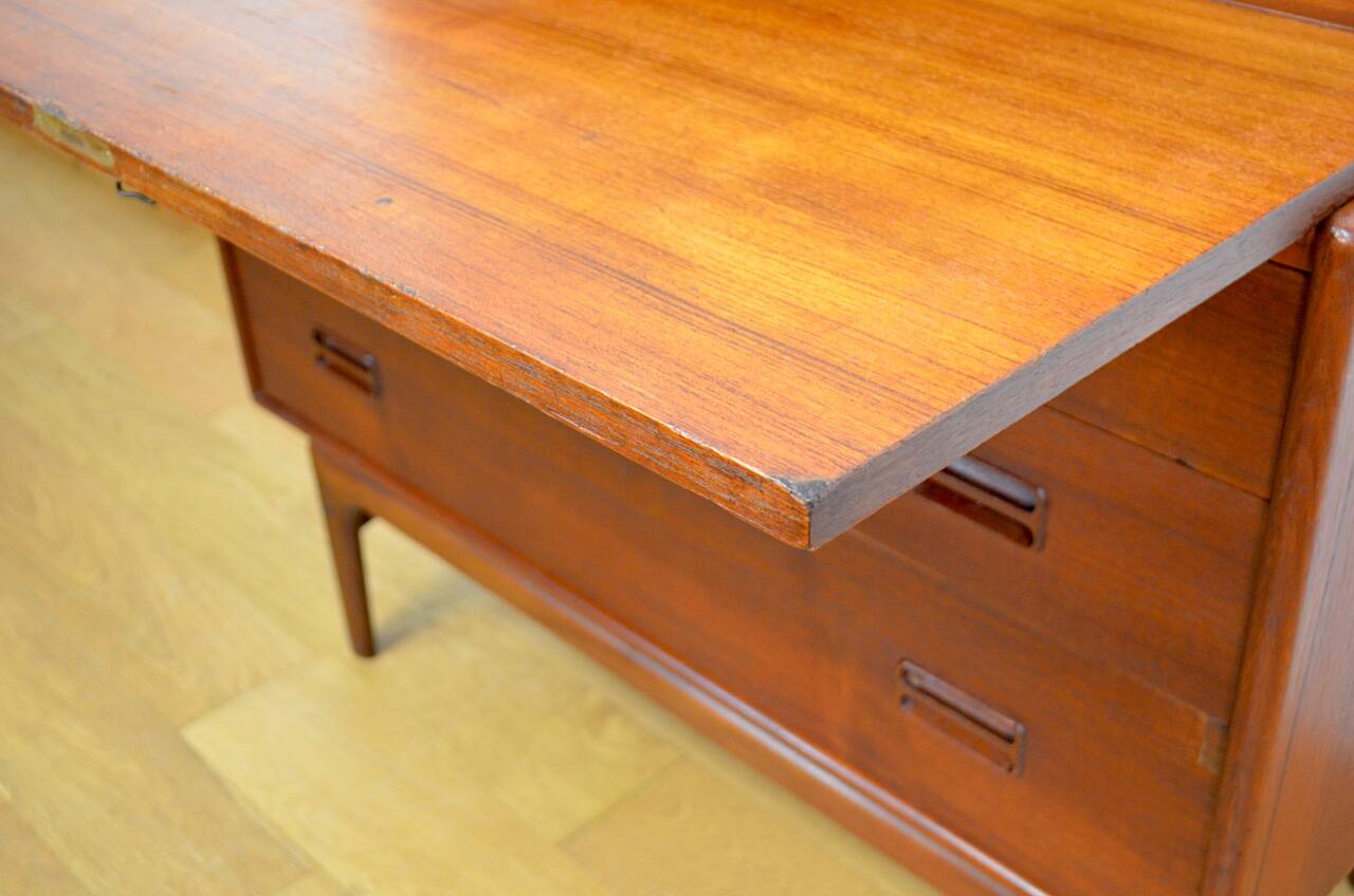 Danish Teak Secretary By Arne Hovmand-Olsen Mogens Kold Edition 1960