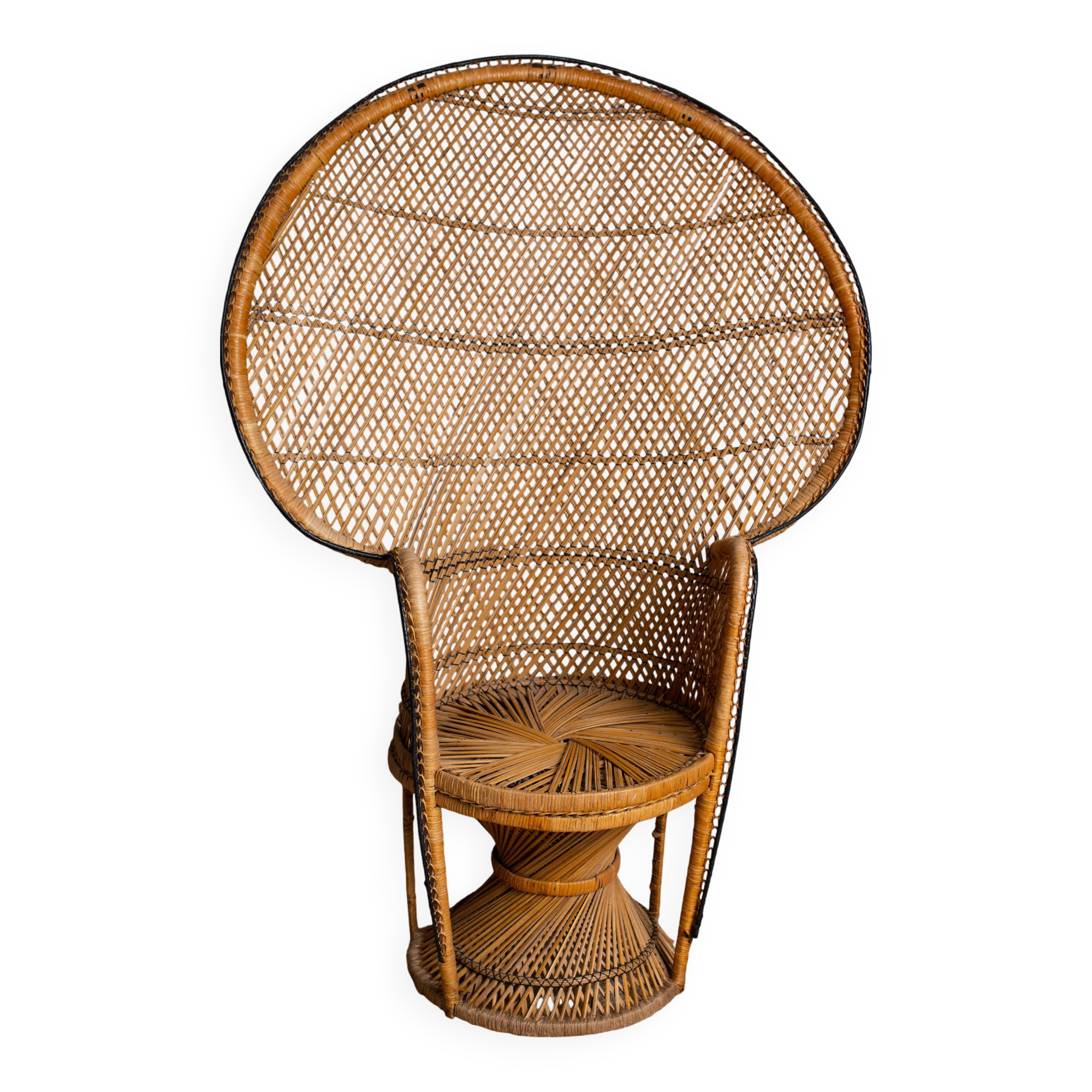 Emmanuelle rattan armchair