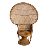 Emmanuelle rattan armchair